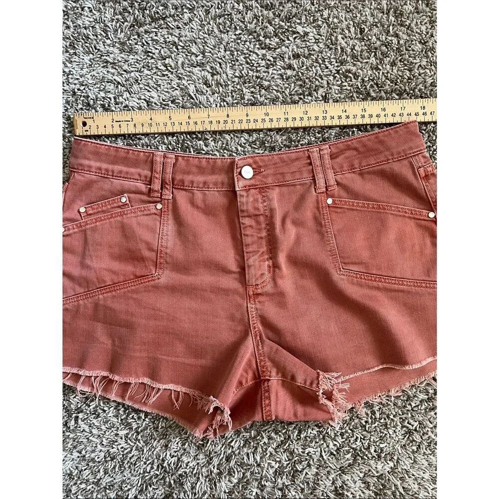 Like New! PAIGE Mayslie Utility Shorts Vintage Muted Clay in Size 32 - Picture 14 of 16
